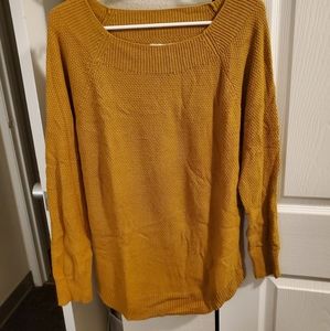 DONATED - NWT Loft mustard knit tunic sweater